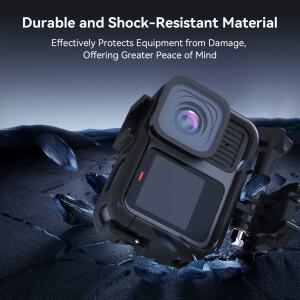 프레임 하우징 케이스 마운트 브래킷 GoPro Hero 용 호환 배터리 측면 커버 카바 구멍 보호 9 10 11 12 13
