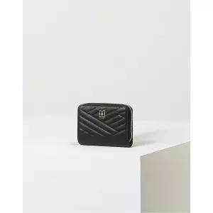 닥스 DAKS [선물포장]블랙 칼라일 엠보 가죽 골드DD 지퍼돌이 2단 반지갑 DCWA2E216BK 989474