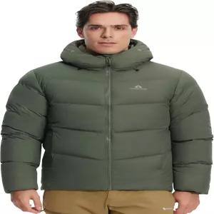 파이오니어 캠프 남성용 다운 재킷 700 채우기 겨울 단열 패딩 후드가 달린 따뜻한 코트