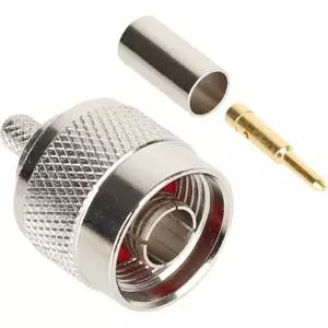 [NM-BNC63(100개)] NETmate NM-BNC63(100개) TNC 4C 압착 커넥터(50Ω/100개)