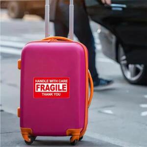 250개 깨지기  스티커 손잡이 주의 구부리지 마세요 감사 경고 라벨 접착 포장  상자 표시