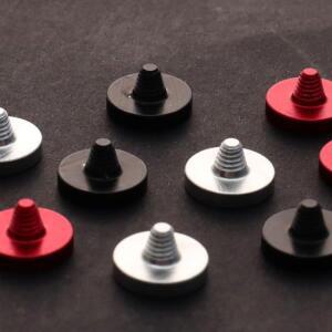 금속  셔터 릴리스 마이크로 카메라 호환 액세서리 내구성 트리거 후지 후지필름 호환 X100V XT4 Q Q2 3개