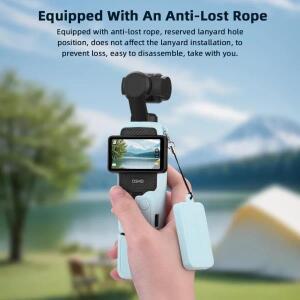 DJI OSMO Pocket 3 짐벌 카메라 보호 커버 카바 용 호환  실리콘 케이스 분실 방지 로프 호환 액세서리가