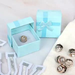 돌선물 보관용 반지케이스 포장함 민트