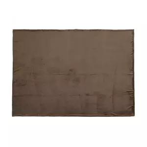 TBZ 초코브라운 극세사 보온 무릎담요 150x200cm 방한용품