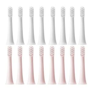 XIAOMI MIJIA T100 교체 용 브러시 헤드 8PCS 소닉 전동 칫솔 진공 듀폰 소프트 브리 슬 적합한 노즐