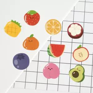 다이어리장식 기록꾸미기 과일모양 스티커 세트