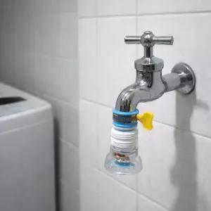 주방편의 물절약 각도조절 수도꼭지 분사필터 세척용