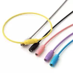 아크릴 비즈 10P 키링 컬러 와이어링 만들기 부자재