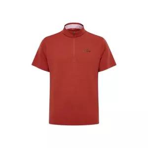 아이더 EIDER ICE-T 아이스티 남성 버블 반팔 짚업 티셔츠_Brick DMM26213E5 387483