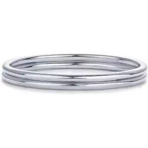 여성용 PAVOI 14K 금도금 스태커블 링 팩 방수 스테인리스 스틸 고급 레이어링 얇은 세트