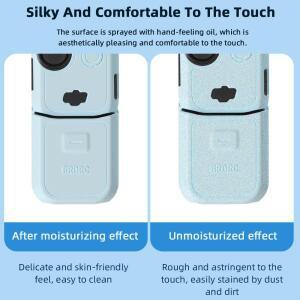 DJI Osmo Pocket 3 짐벌 카메라 용 호환 액체 실리콘 케이스 퀵 릴리스 스크래치 방지 핸들  보호 범프 커