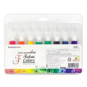 7.5ml 종이나라 염색물감 8색 패브릭 염료 비비드 천