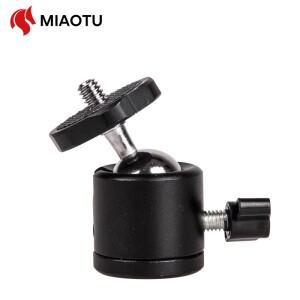 카메라 폰 거치대 스피드라이트 삼각대 셀카 스틱용 호환 볼 헤드 1/4 나사 장착 360 ° 이중 사용 2 in 1