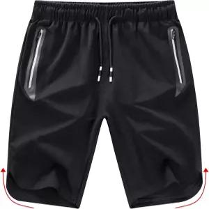 긱 라이팅 남성 반바지 캐주얼 코튼 드로스트링 지퍼 포켓 신축성 허리 경량 여름 운동 비치