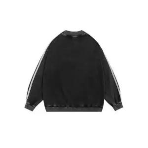 여자 맨투맨 톤온톤 트리플 바 빈티지 레터링 프린트 라운드 커플 힙합 루즈핏 풀오버 원픽5