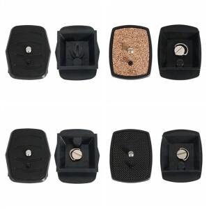 Dslr 퀵릴리즈 플레이트 카메라 삼각대 헤드 어댑터  Velbon 690 590/600 1/4 나사 포함