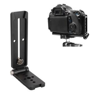 카메라 L 브래킷 고강도 모양 퀵 릴리스 플레이트 조정 가능한 각도 DSLR 용 호환 CNC 가공