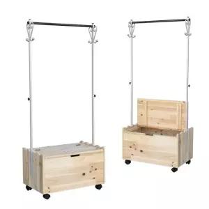 조립 수납 행거 옷장 튼튼한 원룸 옷행거 자취방 수납행거 바구니 걸이 1단