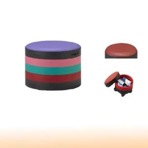 원형 깡통 수납스툴 수납 스툴 의자 드럼통 인테리어 고기집 식당 깡통의자 옷보관 고깃집 원형