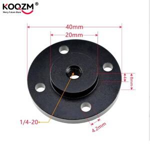 슈마운트 금속 플레이트 벽 스레드 삼각대 어댑터 거치대 웹캠 프로젝터 모니터 라이트 플래시 DSLR 카메라