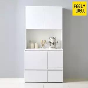 [필웰]RZ9477 데이아 광파오븐 렌지대 수납장세트(완전수납) DVX