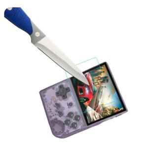 RG35XX / Plus 스크린 HD 보호 필름 용 호환 고  유리 게임 콘솔 호환 액세서리 스크래치 방지