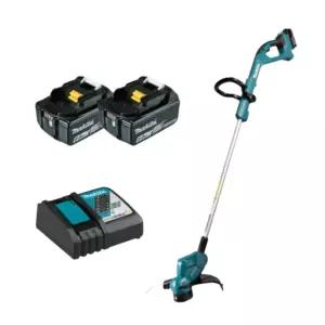 마끼다 DUR193RGE 18V 6.0Ah 배터리 3팩 충전 무선 예초기 260mm 잔디깎기 제초기