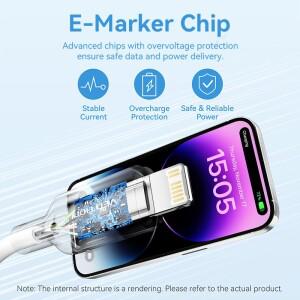 USB to Lightning 케이블 for iPhone 호환  14 13 12 11 8 Pro Max 2.4A IPad 호환 핸드폰 데이터 용 호환