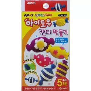 캔디만들기 아모스 아이도우 컬러점토 5색 30g