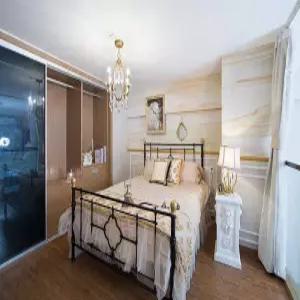 빈티지 침대프레임 철제 하얀색 뼈대 북유럽 엔틱