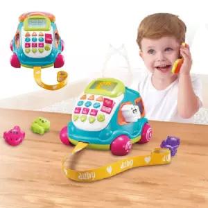 우리아기 멀티 전화기 EU461578/벨/사운드/아기/어리이집/정서/사회성/소근육/언어/발달/놀이/완구/장난감