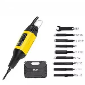 조각기 나무 조각도 공예 조각칼 옐로우 목공기계