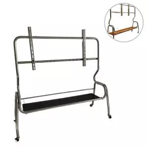 티비 스탠드 원목 거치대 받침 거실 티비거치대 이젤형