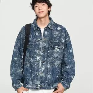 남성 청 데님 카고 오버핏 청자켓 봄가을 자켓 칼라넥 아우터 원픽3