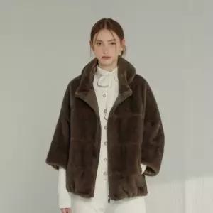 리오벨여성 리오벨리오벨케이프 반후드 자켓