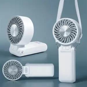 비즈 접이식 무선 휴대용 선풍기 냉각패드 BLDC 목걸이형