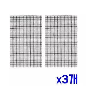 TBZ 격자무늬 방수 식탁보2p세트(180x137cm)(화이트) x3개