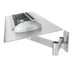 벽 고정 키보드거치대 키보드 걸이 브라켓 선반 구멍 슬라이드 거치 받침대 하중 의자고정