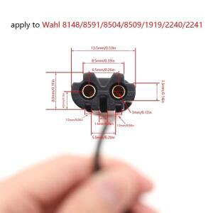 WAHL 헤어 클리퍼 용 USB 충전 케이블 8148/8591/8504/1919 푸시 전원 어댑터 호환