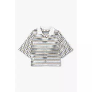 [STUDIO TOMBOY](센텀시티점)멀티 스트라이프 카라넥 반팔 티셔츠(9176222986)