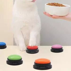 애견 훈련 교육 녹음기능 펫 버튼 강아지 벨 M13035