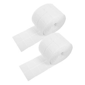 NULYLU 보풀 없는 네일 물티슈 500장, 매니큐어 및 메이크업 제거용 워시 페이퍼 2롤, 가정 여행용 일회용