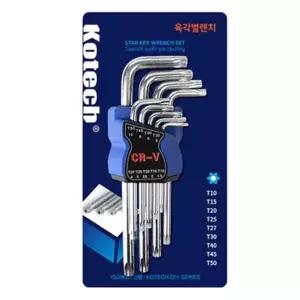 [RIZPICK]TBZ 간편휴대 공구 육각별렌치 9p세트 육각드라이버세트