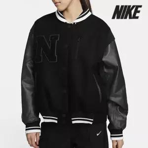 나이키 여성용 자켓 /g12- FZ5734-010 / 우먼스 NSW 오버사이즈 울 디스트로이어 재킷