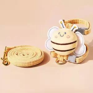 고양이 하네스와 목줄 세트 탈출 방지 토끼 위한 의상 A 스몰