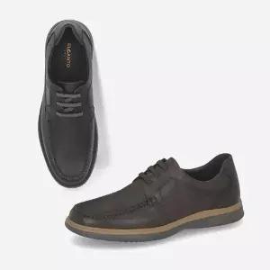 [ELCANTO]엘칸토 HC03 남성 캐주얼화 소가죽 경량 쿠션 밴딩끈 체크프린팅 데크슈즈 LCMC7 (S19234991)