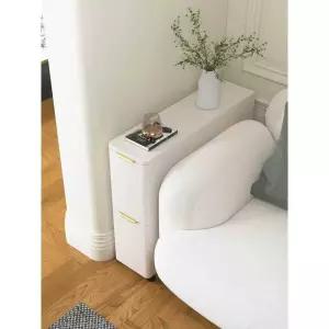 소파 틈새협탁 좁은폭 엔틱 원목색 소형 침실 쇼파