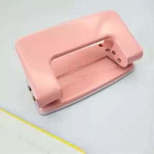 셀프제본 2구 펀칭기 베이비핑크