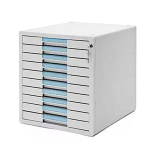 인덱스 서랍형 열쇠 서류함 10단 1P 종이 문서 보관함 문서정리함